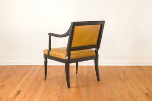 Regency Leather Chairs