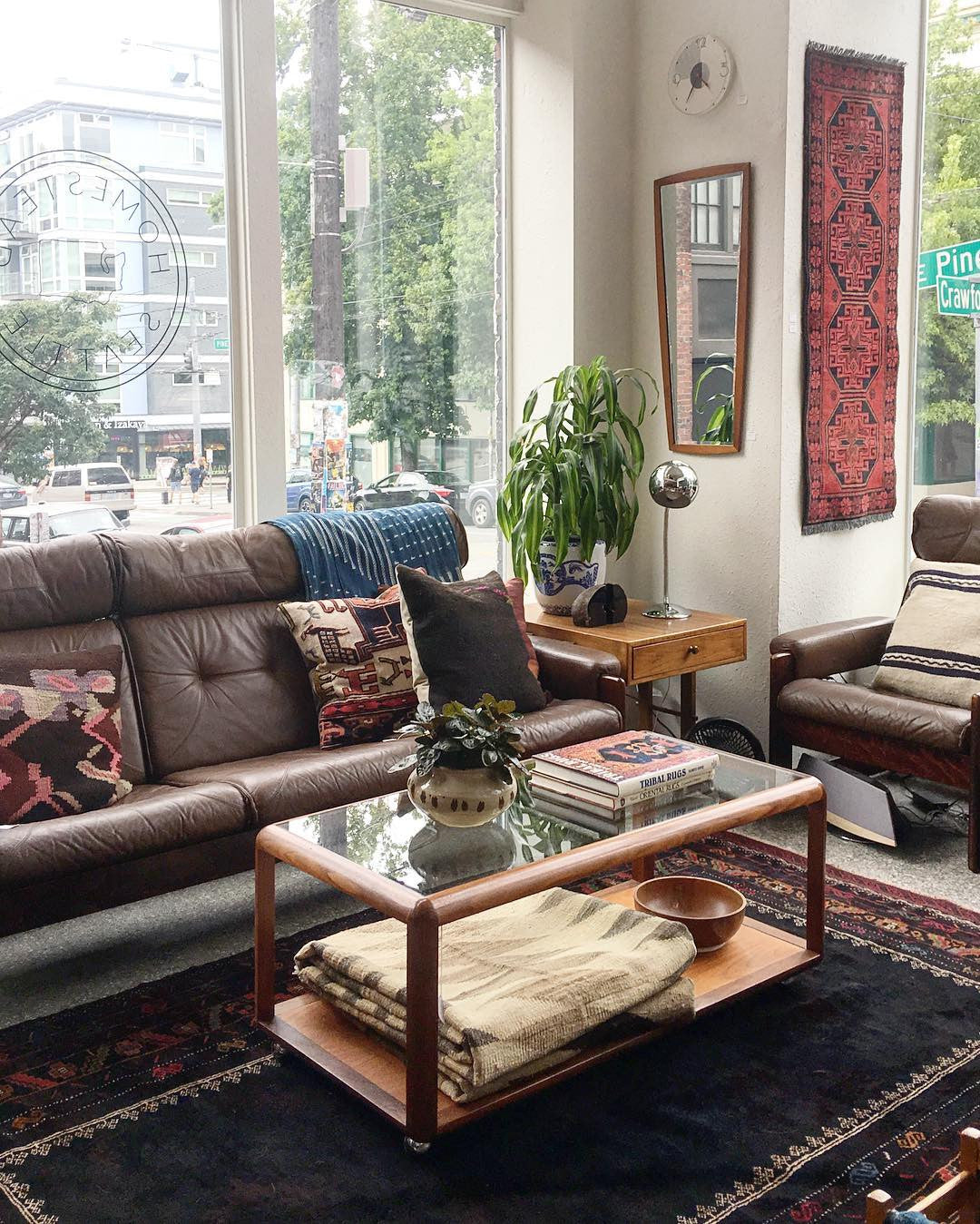 MC Mobler Leather Sofa