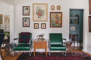 Chrome Deco Club Chairs