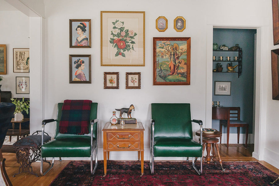 Chrome Deco Club Chairs