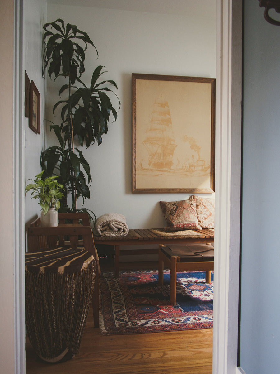 Vintage African Drum Table