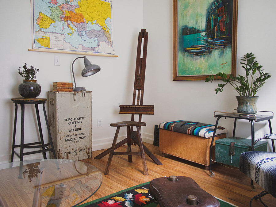 Industrial Shop Stool