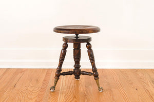 Clawfoot Piano Stool
