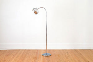 MCM Chrome Eyeball Lamp