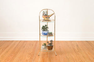 Tiered Brass Plant Stand