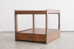 MC Smoked Glass Side Table