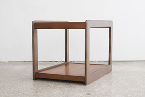 MC Smoked Glass Side Table