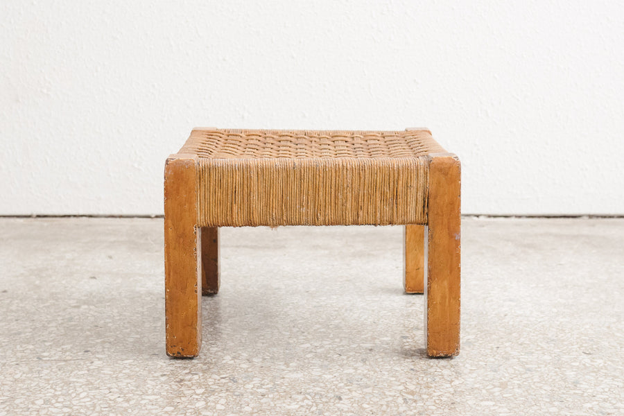 Small Woven Ottoman