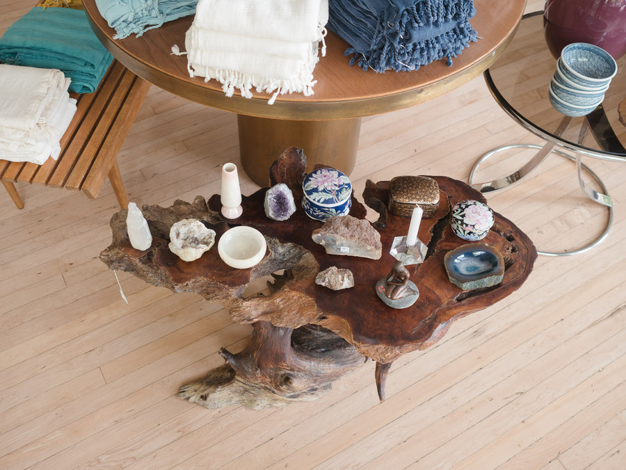 Live Edge Trunk Table