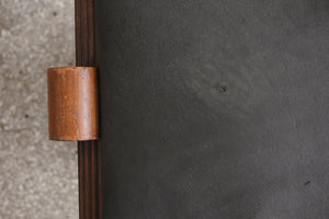 Art Deco Leather Stool