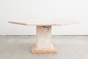 Pink Marble Coffee Table