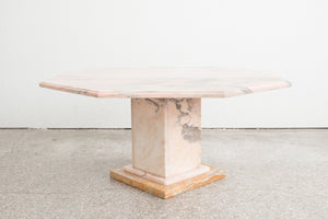 Pink Marble Coffee Table
