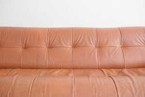 Mid Century Leather Sofa