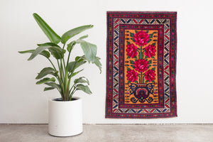 3x4.5 Afghan Rug | NATKAI