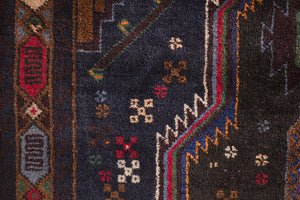 3x4.5 Afghan Rug | HINA