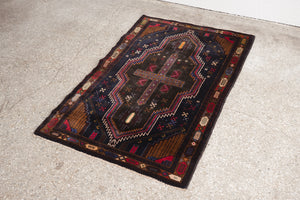 3x4.5 Afghan Rug | HINA