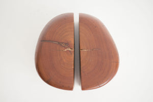 Wood Slab Bookends