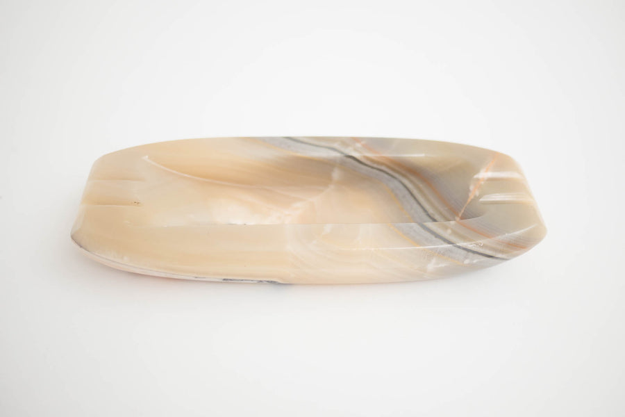 Carved Onyx Ash Tray