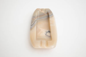 Carved Onyx Ash Tray