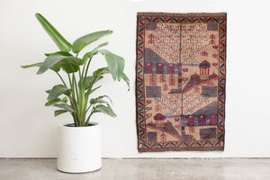 3x4.5 Afghan Rug | TOTI