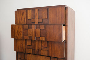 Lane Mosaic Highboy Dresser