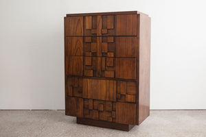 Lane Mosaic Highboy Dresser