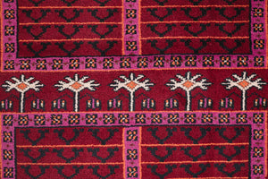 3x15 Peshawar Bokhara Rug | RAHEEL