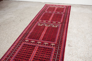 3x15 Peshawar Bokhara Rug | RAHEEL