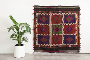 5.5x6 Turkish Kilim Rug | HAKAN
