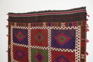 5.5x6 Turkish Kilim Rug | HAKAN