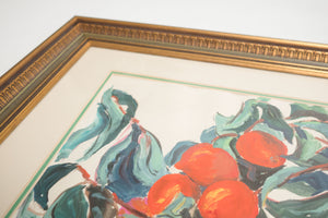 Persimmon Still Life Painting