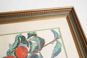 Persimmon Still Life Painting