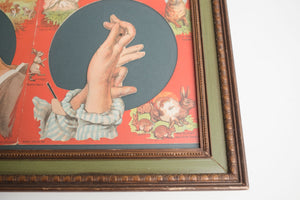 Antique Shadow Puppet Diagram