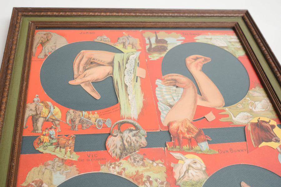 Antique Shadow Puppet Diagram