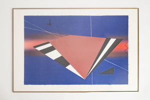 Framed Geometric Print