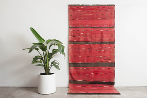 3.5x8 Turkish Kilim Rug | ATAN