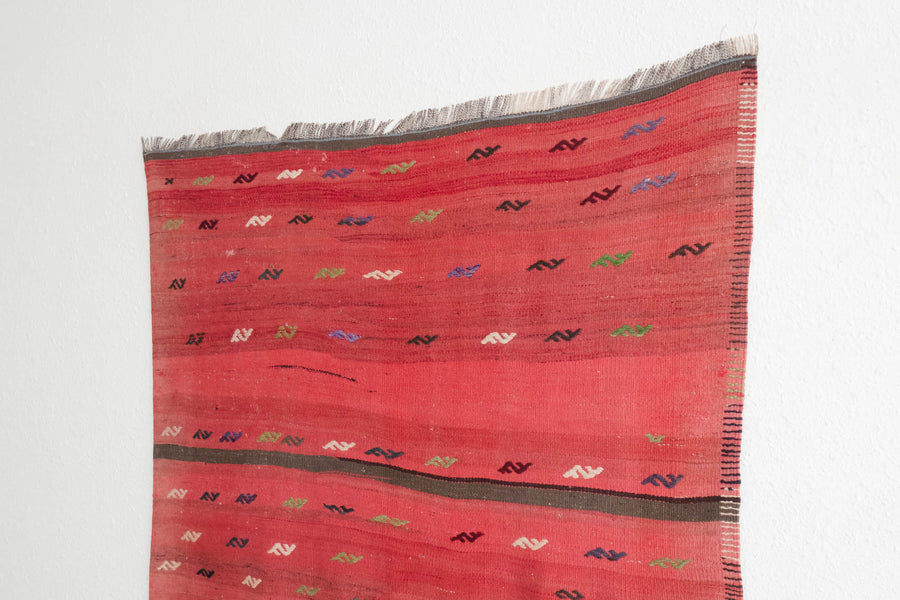 3.5x8 Turkish Kilim Rug | ATAN
