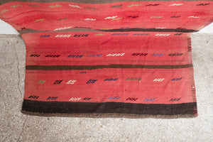 3.5x8 Turkish Kilim Rug | ATAN