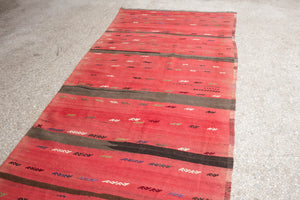 3.5x8 Turkish Kilim Rug | ATAN
