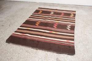 4x5.5 Turkish Kilim Rug | BEDIA