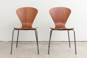 Pair Mid Century Boeing Chairs