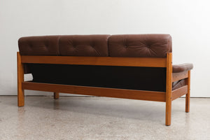MC Ekornes Leather Sofa