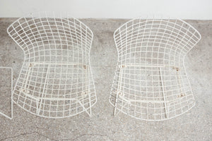 4 Bertoia Dining Chairs