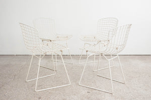 4 Bertoia Dining Chairs