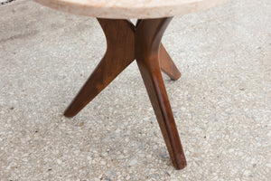 MC Travertine Side Table