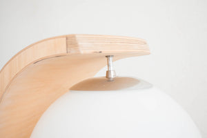 Milo Baughman Bentwood Floor Lamp