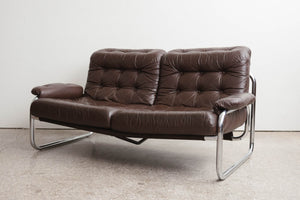 Häggström Swedish Leather Sofa