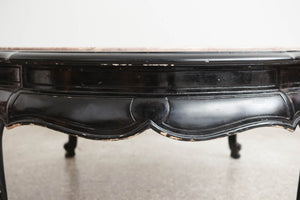 Marble & Lacquer Coffee Table