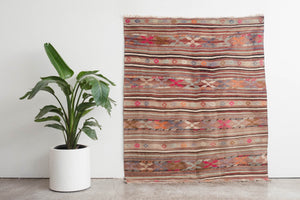 5x6 Turkish Kilim Rug | AYSUN