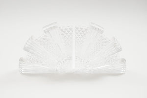 Crystal Fan Bookends